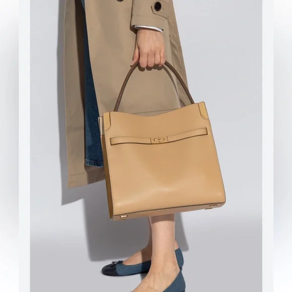 Tory Burch Large LEE RADZIWILL DOUBLE BAG - Picture 4 of 15